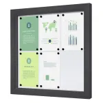 Venkovní uzamykatelná vitrína Slim 6x A4 - Antracit