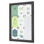 Venkovní uzamykatelná vitrína Slim 9x A4 - Antracit