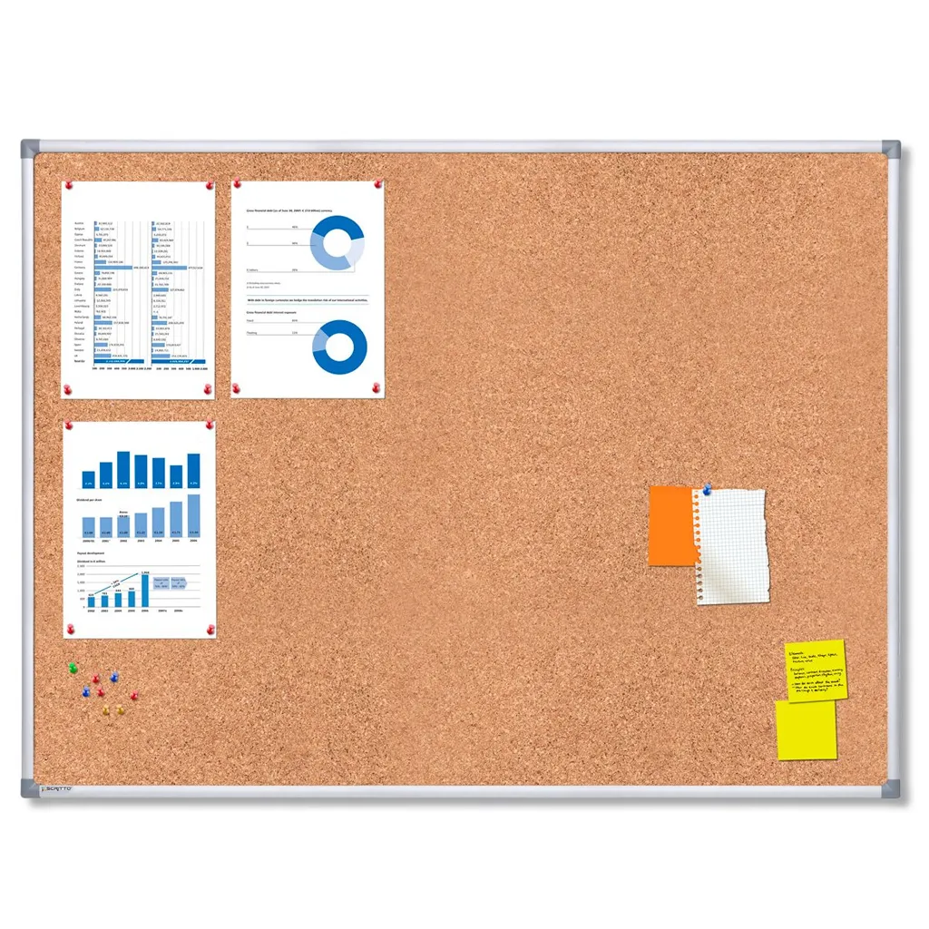 Korková nástěnka SCRITTO CORKBOARD 120x90