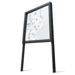 Nohy pro vitríny SCT a SCL, určeno pro zabetonování do země - Antracit