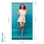 Roll Up Banner Standard 120x200 konstrukce A-Z Reklama CZ