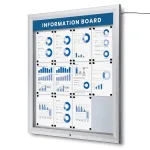 SCT PREMIUM Venkovní prosvětlená LED vitrína 12xA4