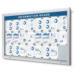 SCT PREMIUM Venkovní prosvětlená LED vitrína 24xA4