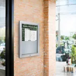 SCT PREMIUM Venkovní prosvětlená LED vitrína 4xA4 A-Z Reklama CZ