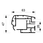 SCT PREMIUM Venkovní prosvětlená LED vitrína 6xA4 A-Z Reklama CZ