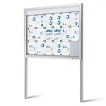 SCT PREMIUM Venkovní prosvětlená LED vitrína 9xA4 A-Z Reklama CZ