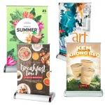 Stolní mini Roll Up Banner formát A3 konstrukce A-Z Reklama CZ