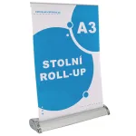 Stolní mini Roll Up Banner formát A3 s tiskem A-Z Reklama CZ