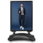 Venkovní stojan Windtalker Hampton A1 - Černý rám A-Z Reklama CZ