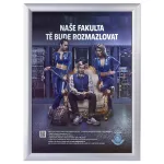 Plakátový rám s protipožární certifikací B1 profil 25 mm - Ostrý roh A3 A-Z Reklama CZ