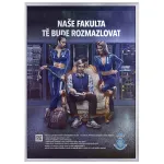 Plakátový rám s protipožární certifikací B1 profil 25 mm - Ostrý roh B1 A-Z Reklama CZ