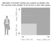 Teleskopická bannerová stěna 240x240 - konstrukce A-Z Reklama CZ