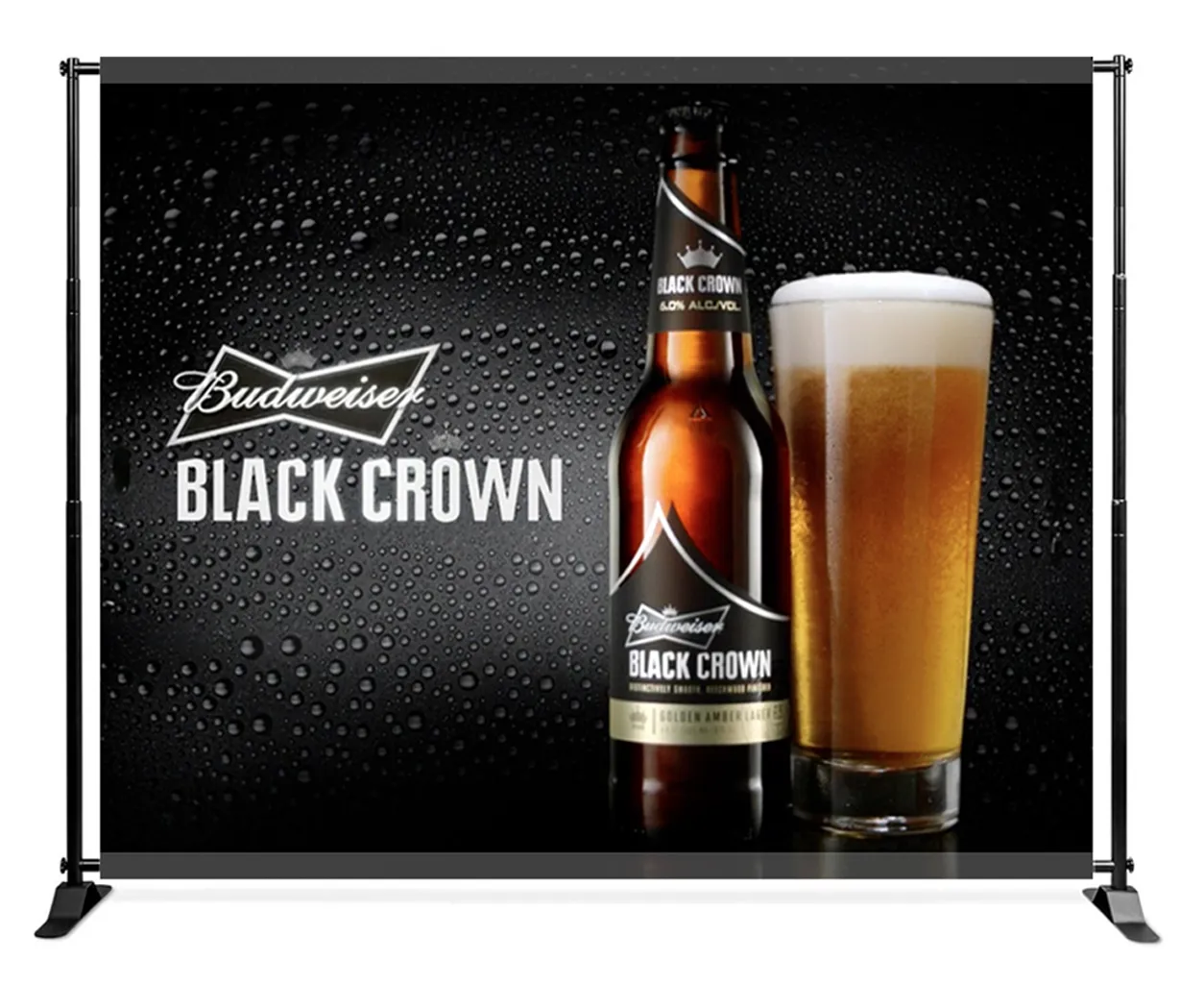 Teleskopická bannerová stěna 240x300 - konstrukce A-Z Reklama CZ