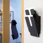 FLEXIPLUS zásobník na letáky 2x A4 na výšku - Černý DURABLE