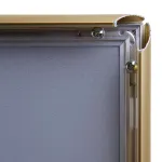 Hliníkový Clip rám profil 25 mm GOLD A2 - Ostrý roh A-Z Reklama CZ