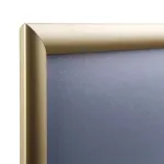 Hliníkový Clip rám profil 25 mm GOLD A2 - Ostrý roh A-Z Reklama CZ