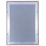 Hliníkový rám na plakáty - Tmavě Dřevěný efekt - A1 A-Z Reklama CZ
