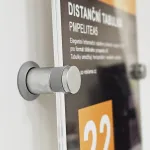 Informační nástěnný distanční systém ELITE 148x148 mm A-Z Reklama CZ Informační nástěnný distanční systém ELITE 148x148 mm A-Z Reklama CZ
