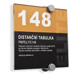 Informační nástěnný distanční systém ELITE 148x148 mm A-Z Reklama CZ Informační nástěnný distanční systém ELITE 148x148 mm A-Z Reklama CZ