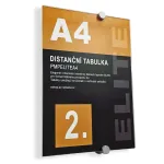 Informační nástěnný distanční systém ELITE pro formát A4 A-Z Reklama CZ
