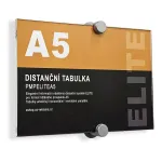 Informační nástěnný distanční systém ELITE pro formát A5
