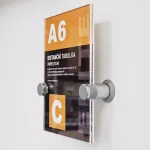 Informační nástěnný distanční systém ELITE pro formát A6 A-Z Reklama CZ