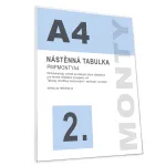 Informační nástěnný systém MONTY pro formát A4