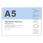 Informační nástěnný systém MONTY pro formát A5 A-Z Reklama CZ