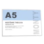 Informační nástěnný systém MONTY pro formát A5 A-Z Reklama CZ