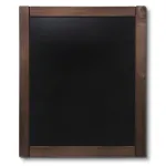 Křídová tabule s dřevěným rámem 50x60 cm, tmavě hnědá A-Z Reklama CZ Křídová tabule s dřevěným rámem 50x60 cm, tmavě hnědá A-Z Reklama CZ