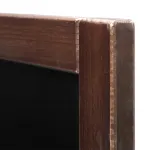 Křídová tabule s dřevěným rámem 50x60 cm, tmavě hnědá A-Z Reklama CZ Křídová tabule s dřevěným rámem 50x60 cm, tmavě hnědá A-Z Reklama CZ