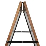 Dřevěný poutač s křídovou tabulí 590x780 - Tmavě hnědý A-Z Reklama CZ