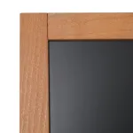 Dřevěný poutač s křídovou tabulí 590x780 - Tmavě hnědý A-Z Reklama CZ