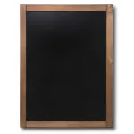 Křídová tabule s dřevěným rámem 60x80 cm, teak A-Z Reklama CZ Křídová tabule s dřevěným rámem 60x80 cm, teak A-Z Reklama CZ