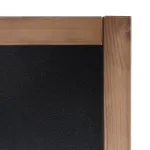 Křídová tabule s dřevěným rámem 60x80 cm, teak A-Z Reklama CZ Křídová tabule s dřevěným rámem 60x80 cm, teak A-Z Reklama CZ