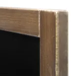Křídová tabule s dřevěným rámem 60x80 cm, teak A-Z Reklama CZ Křídová tabule s dřevěným rámem 60x80 cm, teak A-Z Reklama CZ