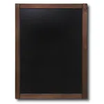 Křídová tabule s dřevěným rámem 60x80 cm, tmavě hnědá A-Z Reklama CZ Křídová tabule s dřevěným rámem 60x80 cm, tmavě hnědá A-Z Reklama CZ