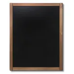Křídová tabule s dřevěným rámem 70x90 cm, teak A-Z Reklama CZ