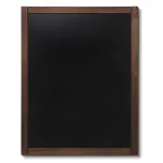 Křídová tabule s dřevěným rámem 70x90 cm, tmavě hnědá A-Z Reklama CZ Křídová tabule s dřevěným rámem 70x90 cm, tmavě hnědá A-Z Reklama CZ