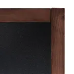 Křídová tabule s dřevěným rámem 70x90 cm, tmavě hnědá A-Z Reklama CZ Křídová tabule s dřevěným rámem 70x90 cm, tmavě hnědá A-Z Reklama CZ
