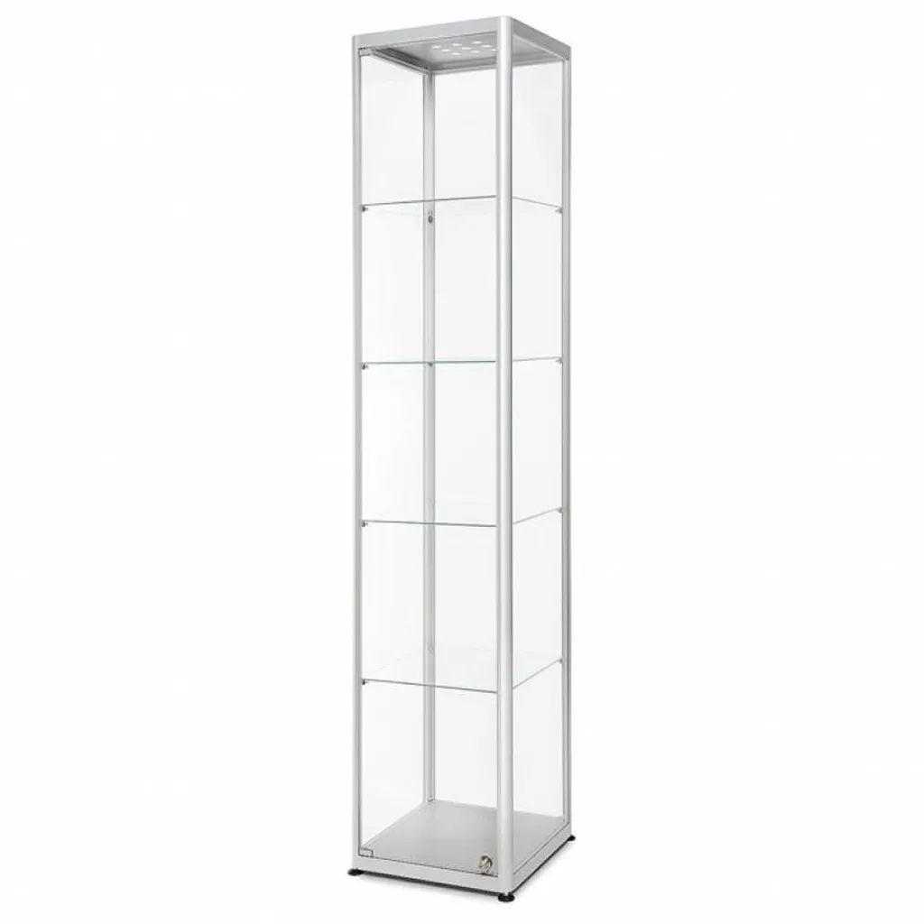Prosklená osvětlená produktová vitrína 400x2000x400 mm A-Z Reklama CZ