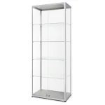 Prosklená vitrína 800x2000x400 mm, přední otevírání
