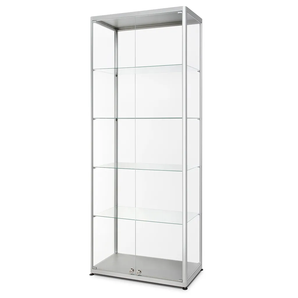 Prosklená vitrína 800x2000x400 mm, přední otevírání A-Z Reklama CZ