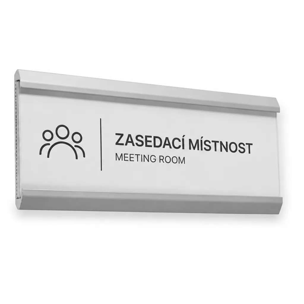 Informační nástěnný systém PURO pro formát 180 × 50 mm A-Z Reklama CZ