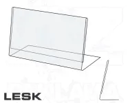 PVC stojánky typu L – šikmé