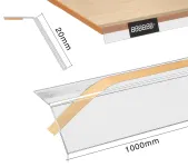 Samolepící cenovková regálová lišta se sklonem - 20x1000mm