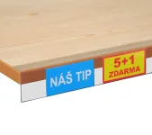 Samolepící cenovková regálová lišta standard - 60x1000mm A-Z Reklama CZ