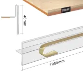 Samolepicí cenovková regálová lišta tvar T - 40 × 1000 mm