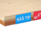 Samolepící cenovková regálová lišta tvar T - 60x1000mm A-Z Reklama CZ