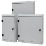 Skříň na klíče 670x370x105 mm, 100 háčků, plné dveře, Šedá Triton